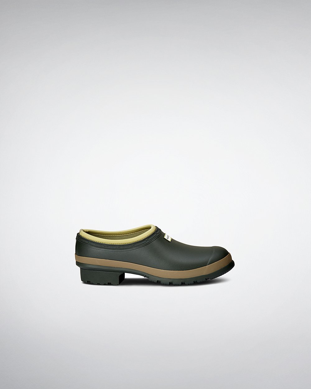 Mens Hunter Gardener - Clogs Dark Olive - 2906-YHIGN